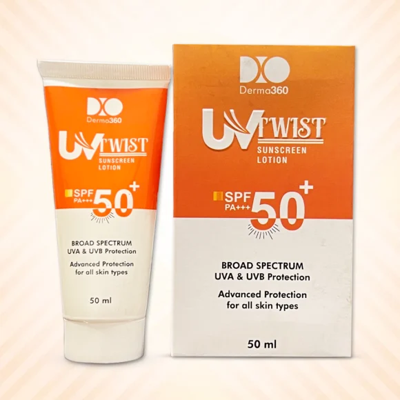 UVTWIST SPF 50+ SUNSCREEN LOTION 50ml
